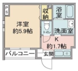 フレンズ若葉の物件間取画像